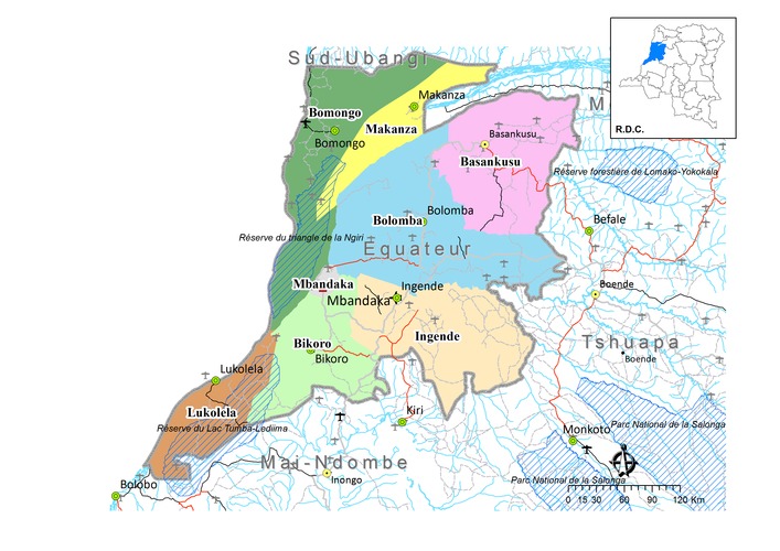 Voici les 145 Territoires de la République Démocratique du congo, RDC